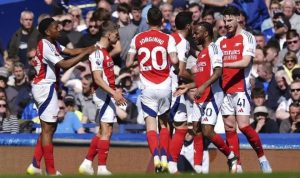 Arsenal Ditahan Imbang Everton 1-1 di Goodison Park