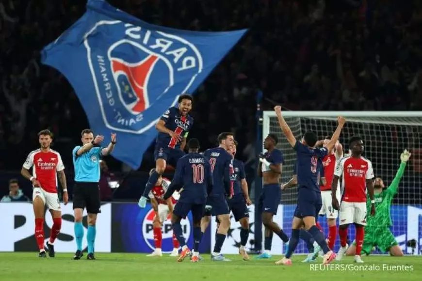 Arsenal Tersingkir di Semifinal Liga Champions Usai Dikalahkan PSG