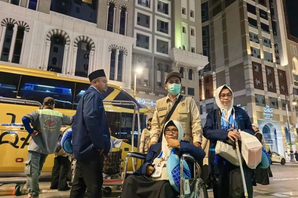 Atur Jemaah Haji Indonesia di Bus dengan Skema Rombongan untuk Kenyamanan