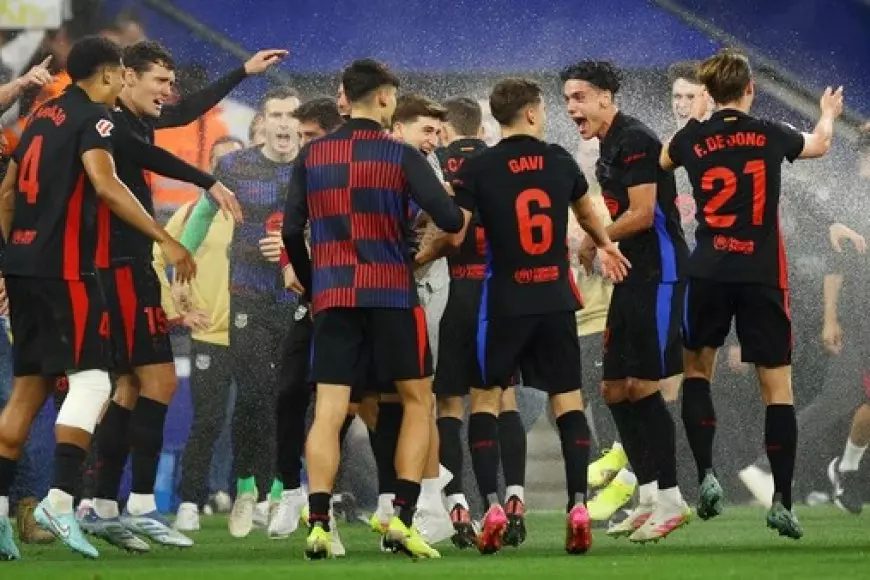 Barcelona Juara La Liga Usai Kalahkan Espanyol di Derby