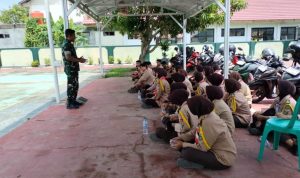 Bekali Siswa Wawasan Kebangsaan, Danramil Sliyeg Tanamkan Cinta Tanah Air