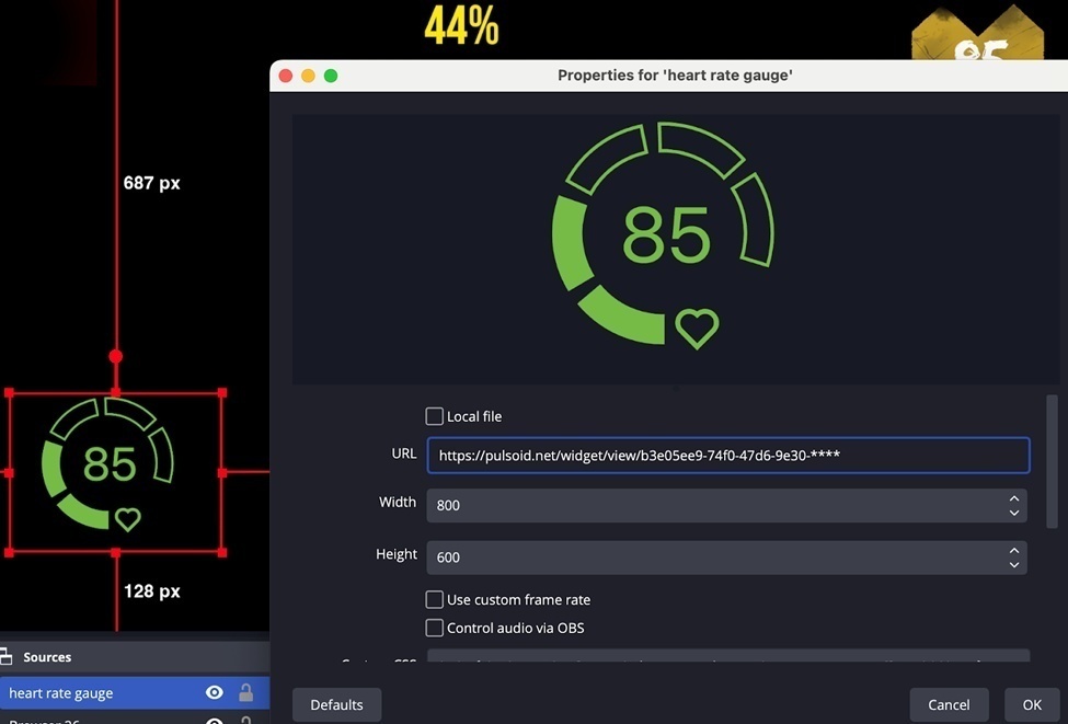 Cara Mengatur Widget di OBS