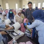 Jemaah Haji Indramayu Kloter Pertama Tiba di Asrama Haji