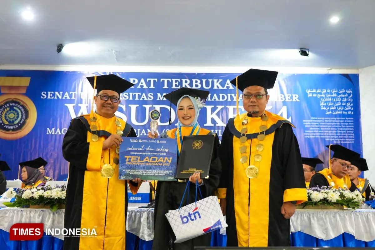 Kisah Inspiratif Wisudawati Teladan Anak Sopir di Unmuh Jember