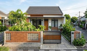 10 Ide Pagar Batu Bata Sederhana untuk Rumah Modern & Klasik