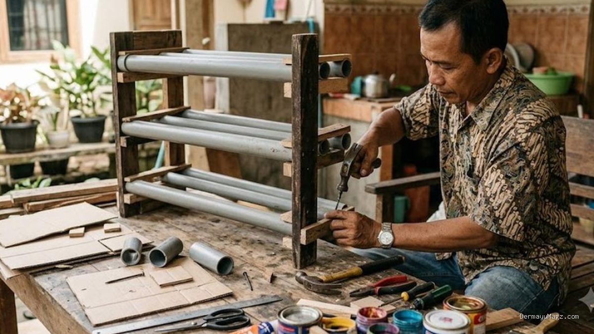 5 Cara Kreatif Membuat Rak Sepatu dari Barang Bekas untuk Pemula