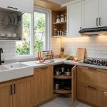 7 Model Kitchen Set dengan Rak Piring Tarik dan Tempat Rice Cooker agar Dapur Lebih Rapi