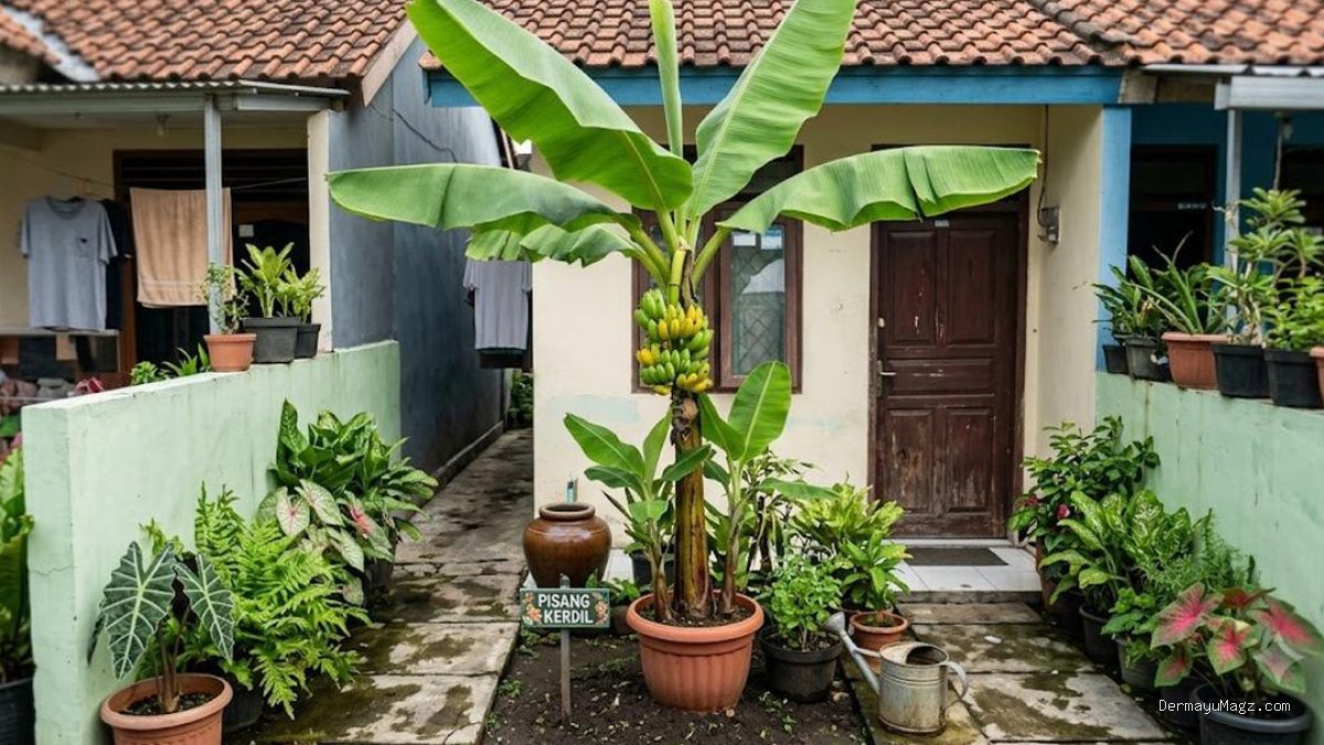 7 Tips Mempercepat Buah pada Pohon Pisang Kerdil di Lahan Terbatas