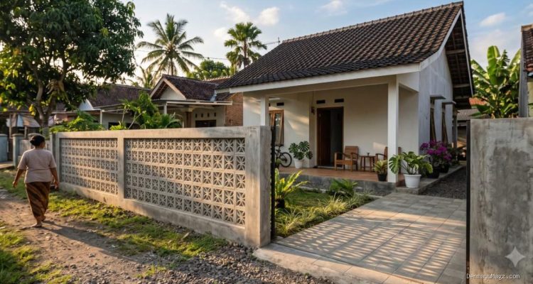 8 Desain Pagar Rumah Pedesaan yang Sederhana, Estetik, dan Hemat Biaya