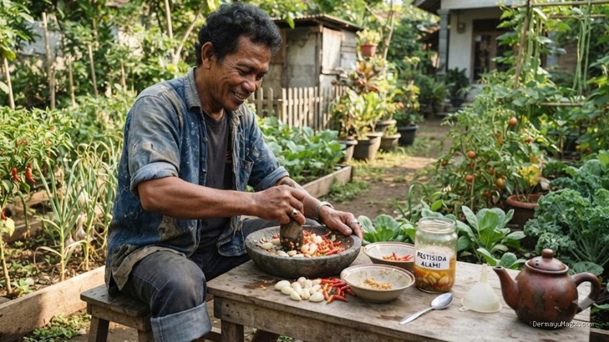 Racikan Pestisida Alami Ampuh Usir Ulat dan Semut, Cuma 3 Bahan