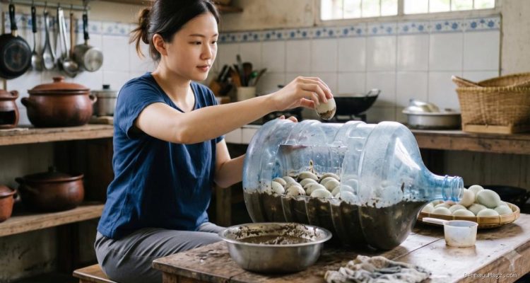 Trik Praktis Membuat Telur Asin Pakai Galon Bekas, Hemat & Efektif
