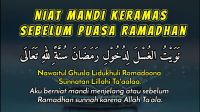 Doa Mandi Sebelum Puasa Ramadhan Dan Artinya