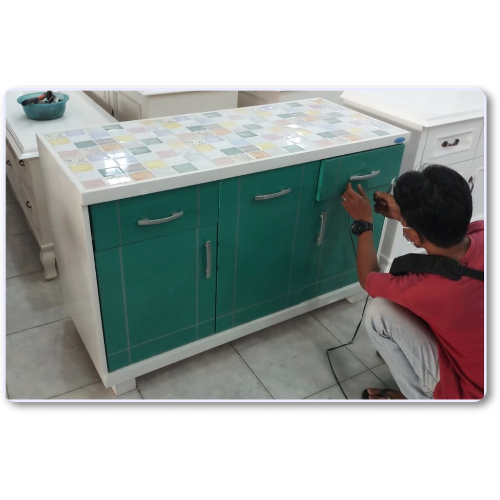 Meja Dapur Portable Minimalis
