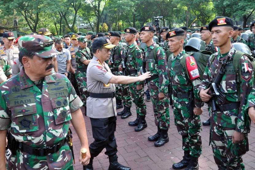 Panglima TNI Cek Kesiapan Pasukan Pengamanan Pemilu: Jangan Mau Diadu Domba
