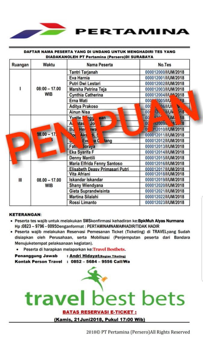 Website Resmi Pertamina
