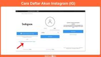 Cara Daftar Di Instagram