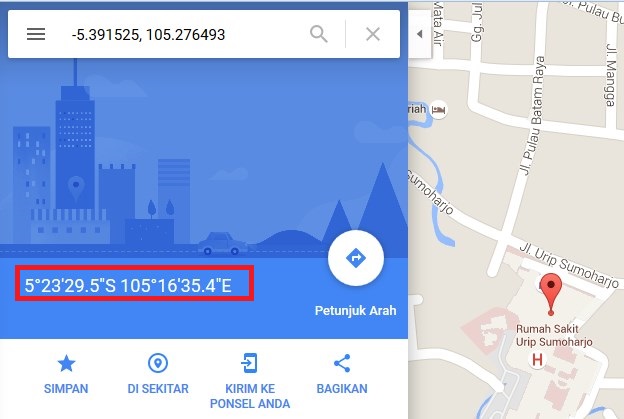 Google Maps Koordinat
