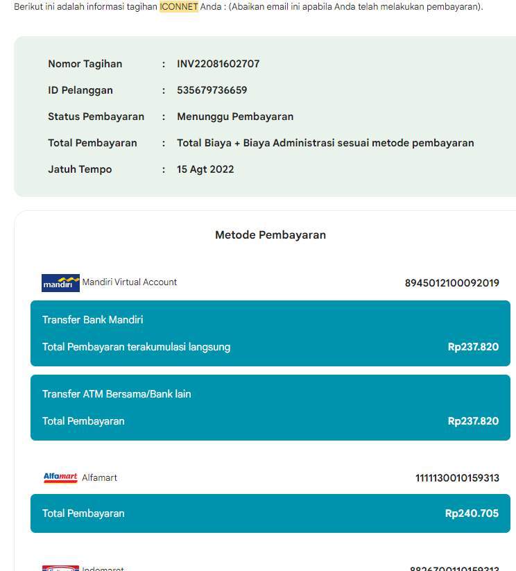 Koneksi iConnet Mengalami Gangguan, Komplain Belum Ada Solusi
