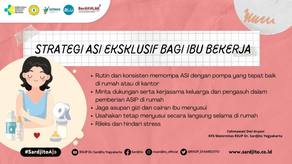 Mendukung Wanita Bekerja Mempraktikkan ASI Eksklusif
