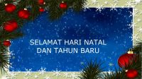 Ucapan Selamat Hari Natal Dan Tahun Baru