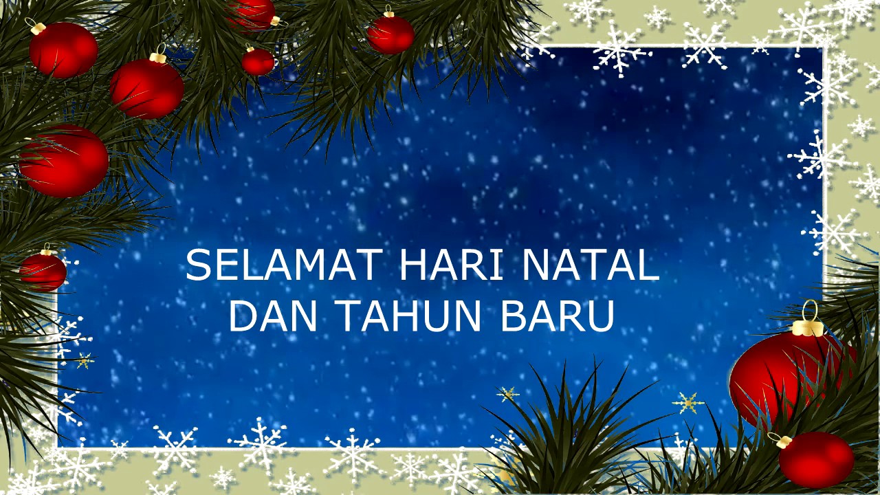 Ucapan Selamat Hari Natal Dan Tahun Baru
