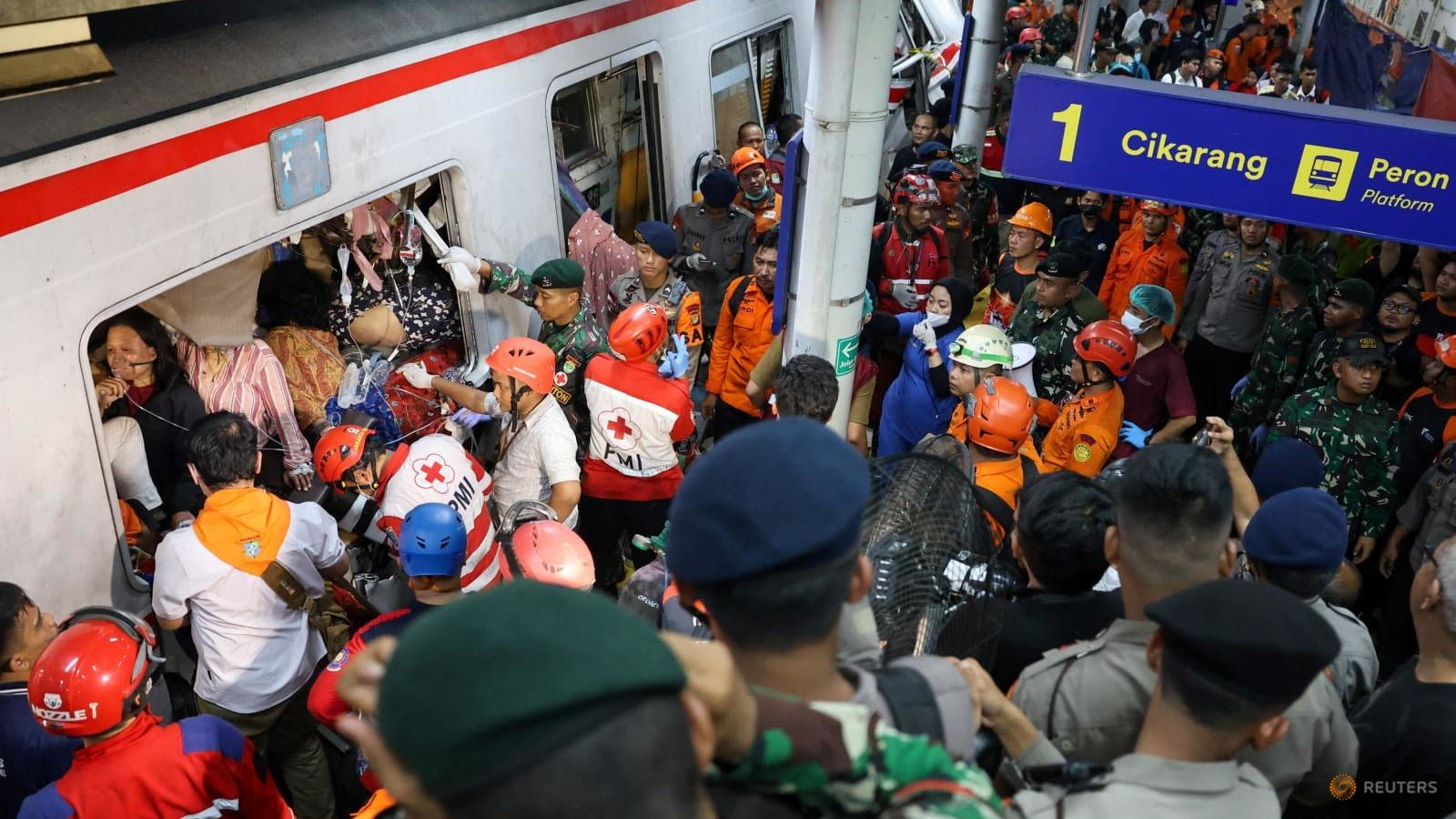 16 Tewas Akibat Kecelakaan KRL-Argo Bromo di Bekasi