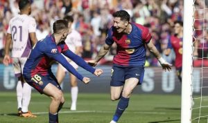 Barcelona Hancurkan Girona 4-1, Lewandowski Borong Dua Gol