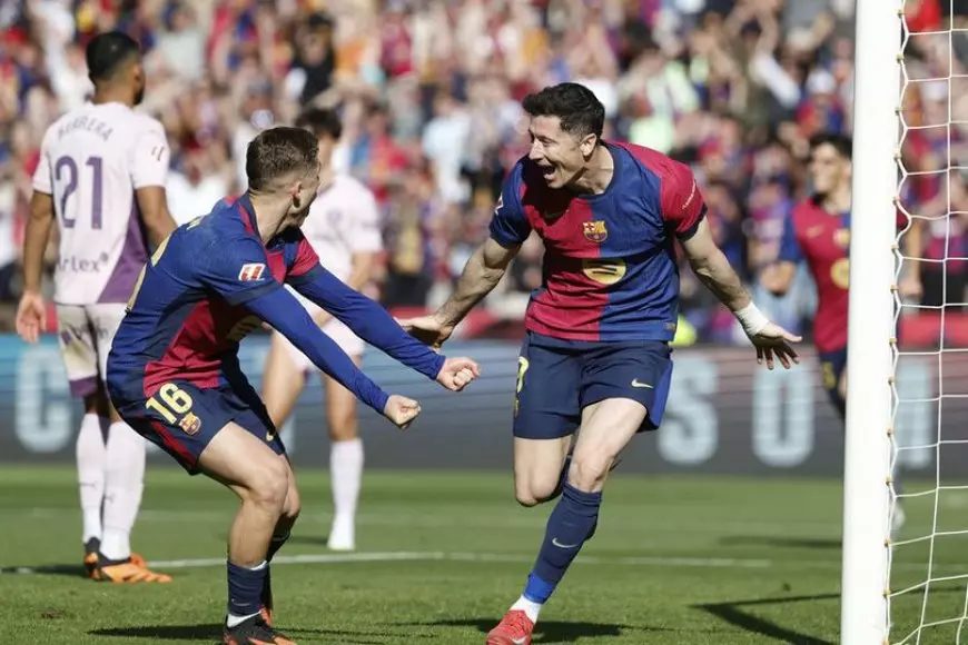 Barcelona Hancurkan Girona 4-1, Lewandowski Borong Dua Gol