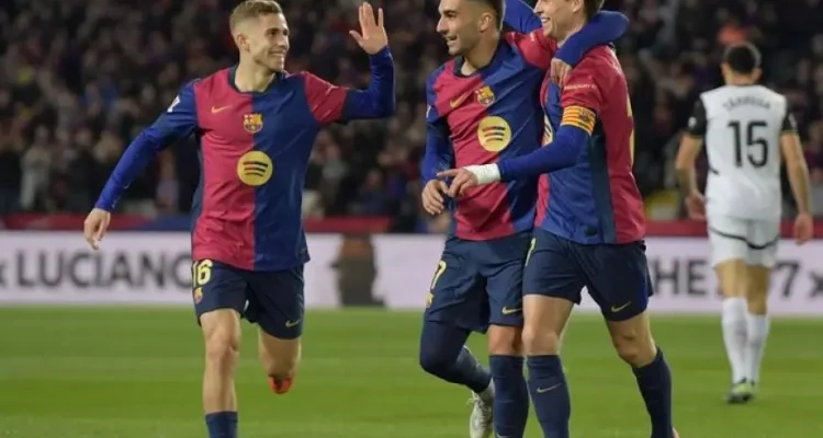 Barcelona Pesta Gol di Kandang Valencia