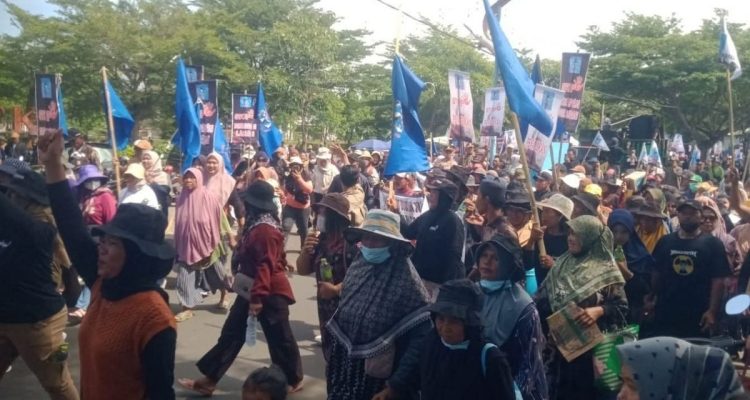 Gelombang Penolakan Tambak Nelayan Pantura Menguat, Petambak Indramayu Kembali Berunjuk Rasa