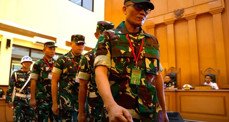 Oditur Militer Ungkap Motif Penyiraman Air Keras, Empat Terdakwa Terancam Hukuman 12 Tahun