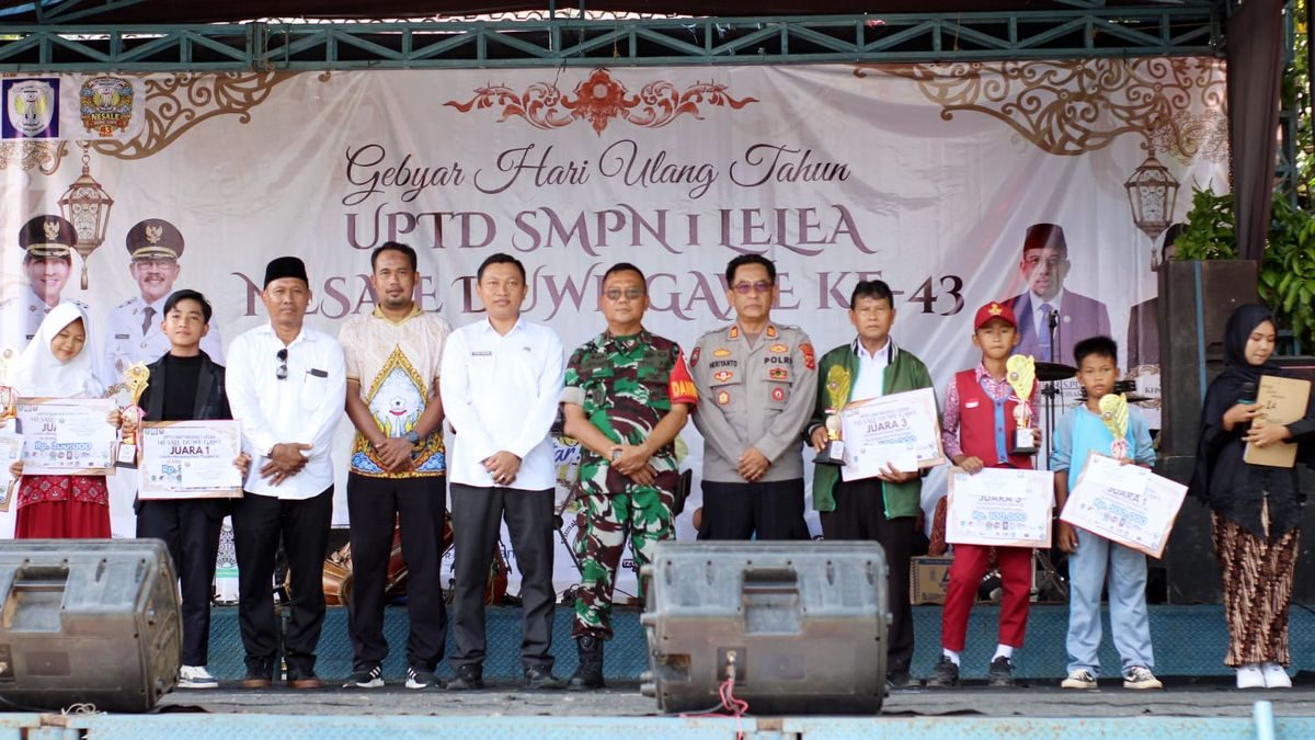 Parade Bakat Siswa Meriahkan HUT ke-43 SMPN 1 Lelea