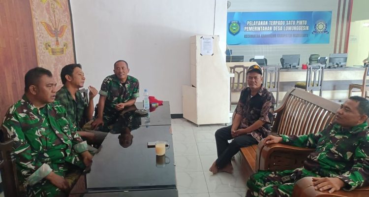 Peresmian Proyek Luwunggesik Dimulai, Dipimpin Danramil Krangkeng