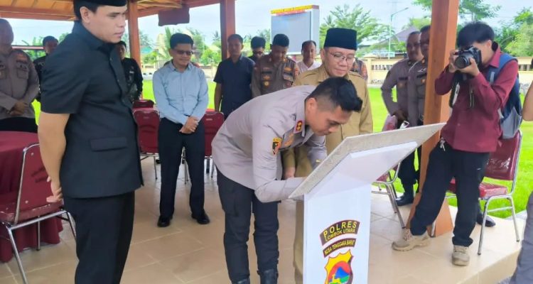 Peresmian Sejumlah Fasilitas Layanan Publik Polres KLU