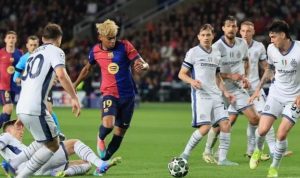 Pertarungan Sengit Barcelona vs Inter Milan Berakhir Imbang di Liga Champions