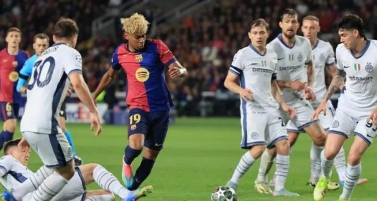 Pertarungan Sengit Barcelona vs Inter Milan Berakhir Imbang di Liga Champions