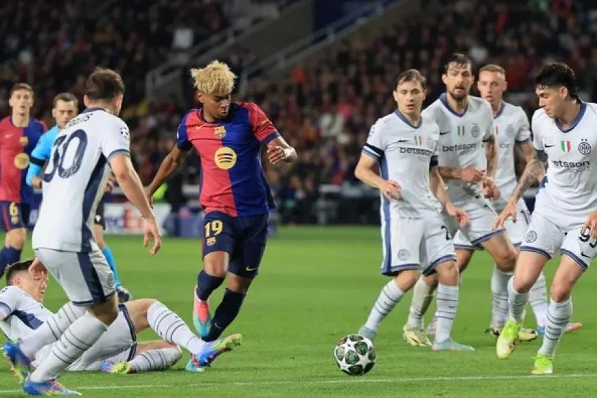 Pertarungan Sengit Barcelona vs Inter Milan Berakhir Imbang di Liga Champions