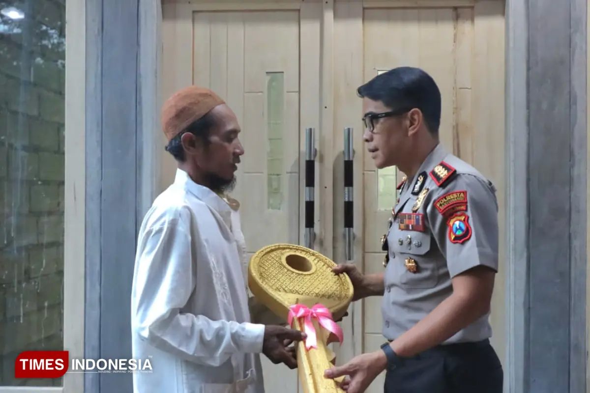 Sentuhan Polresta Banyuwangi, Ubah Reruntuhan Jadi Hunian Nyaman bagi Kaum Duafa