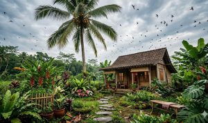 10 Cara Menarik Burung Walet dengan Kebun Kecil Alami