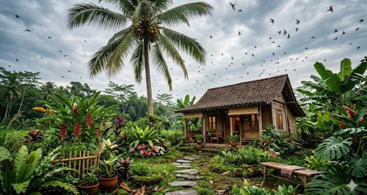 10 Cara Menarik Burung Walet dengan Kebun Kecil Alami