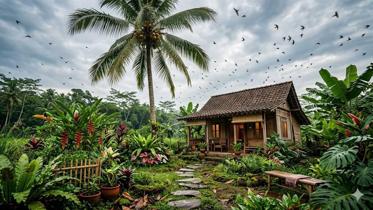 10 Cara Menarik Burung Walet dengan Kebun Kecil Alami