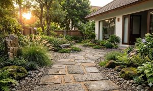 10 Inspirasi Taman Batu di Halaman Rumah: Solusi Minim Genangan