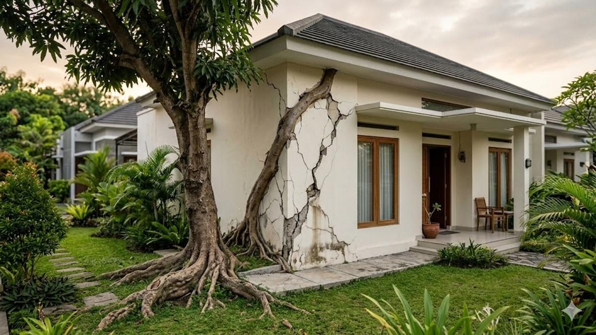 12 Pohon Berbuah yang Akarnya Bisa Merusak Pondasi Rumah