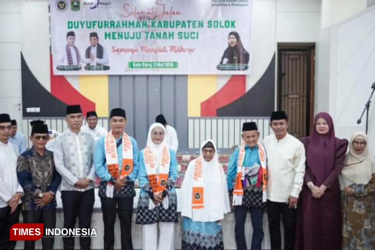 198 Calon Jemaah Haji Solok 2026 Dilepas, Bupati Sampaikan Pesan Haru