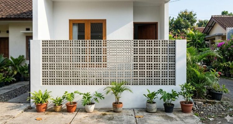 6 Desain Roster Kotak Kecil untuk Pagar Rumah Sederhana, Tampil Modern