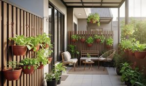 6 Ide Desain Rumah Minimalis 5x7 Meter Plus Kebun Gantung