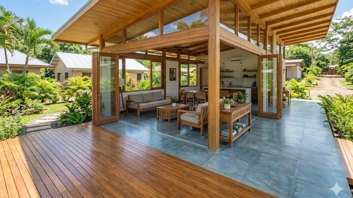6 Model Rumah Desa dengan Sirkulasi Angin Alami Sepanjang Hari, Sejuk Tanpa AC dan Tetap N...