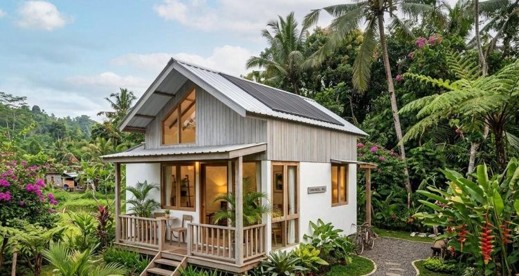 7 Desain Rumah Kecil Kombinasi Kayu yang Hemat Biaya dan Menawan