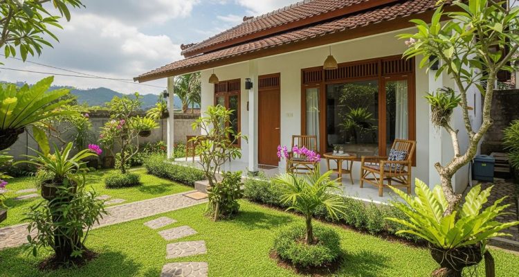7 Inspirasi Rumah Sederhana dengan Pemandangan Taman Hijau yang Asri