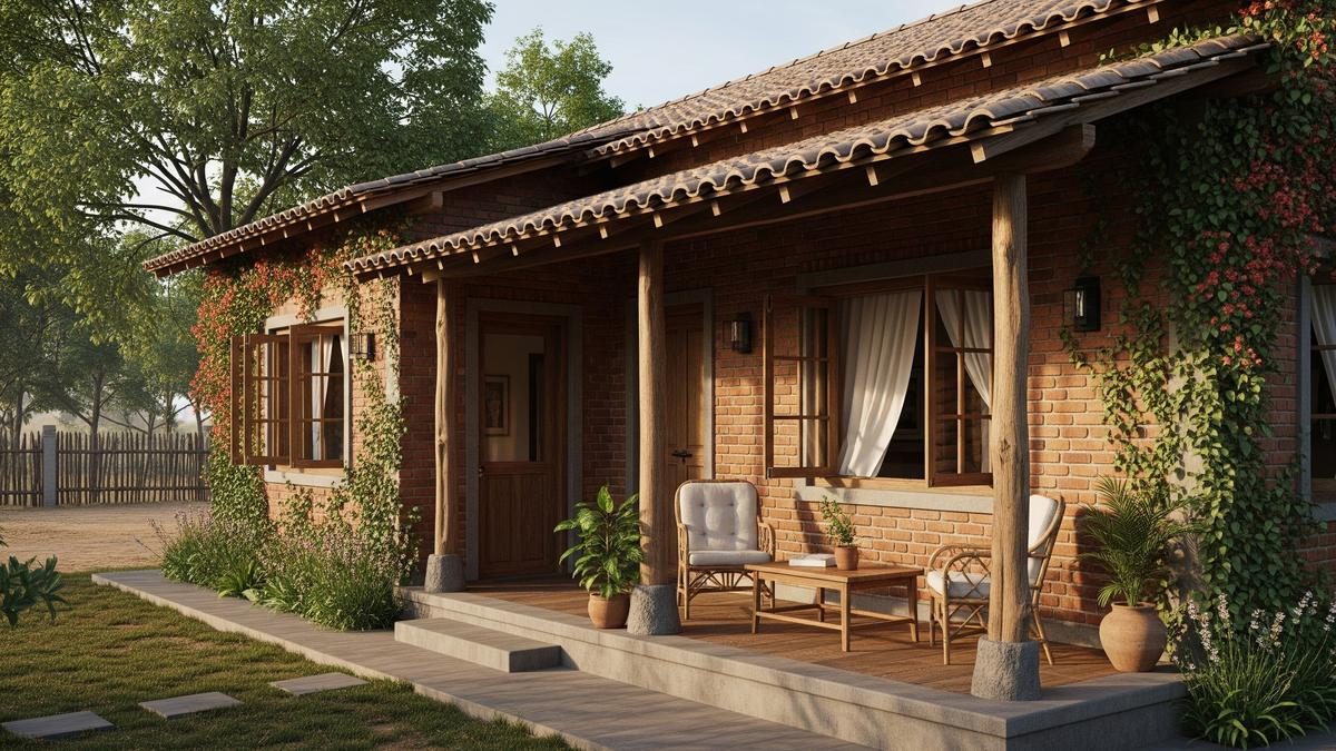 8 Rumah Bata Ekspos Adem untuk Desa, Tampil Natural